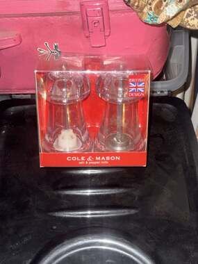 Cole & Mason 505 Acrylic Salt & Pepper Mills Set
